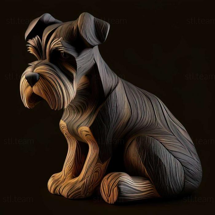 Zwergschnauzer dog